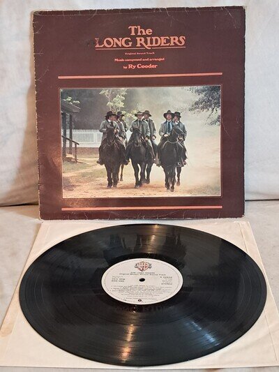 Ry Cooder ~ The Long Riders OST 1980 LP K56826 WB UK A1/B1 STRAWBERRY EX/VG-