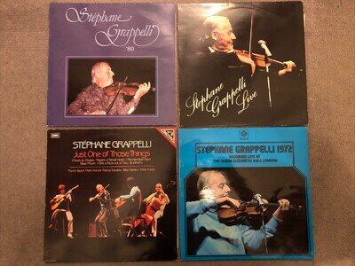 Stéphane Grappelli ‘80 Live 1972 & Just One Of Those Things Three 12” Vinyl LP