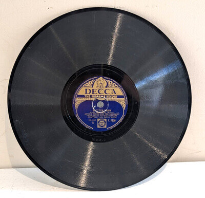 Stephane Grappelli Arthur Young Shatter-Brain Decca F7336 10" 78rpm Shellac Fair