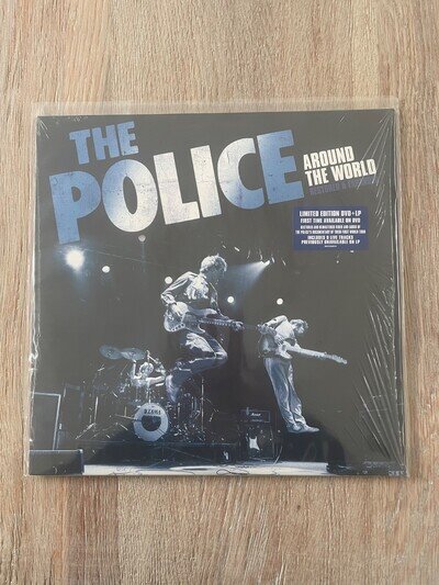 The Police Around The World Restored and remastered Ltd Blue Vinyl LP + DVD NM