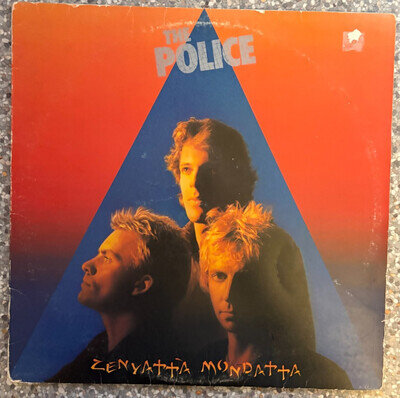 The Police Zenyatta Mondatta 12" Black Vinyl LP 33 RPM A&M AMLH 64831 1980