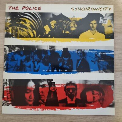 The Police Synchronicity UK Vinyl LP 1983 A&M AMLX 63735 Lyric Sleeve