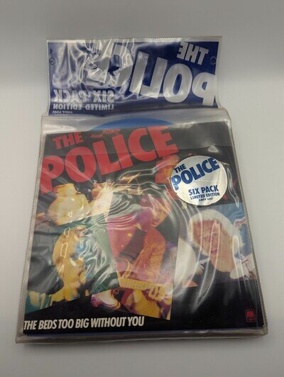 The Police Six Pack 7" Blue Vinyl Singles Limited Edition in Sleeve 1980