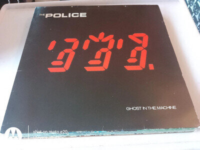 The Police Ghost in the Machine A&M Records 1981 12" Vinyl LP 33 RPM Stereo