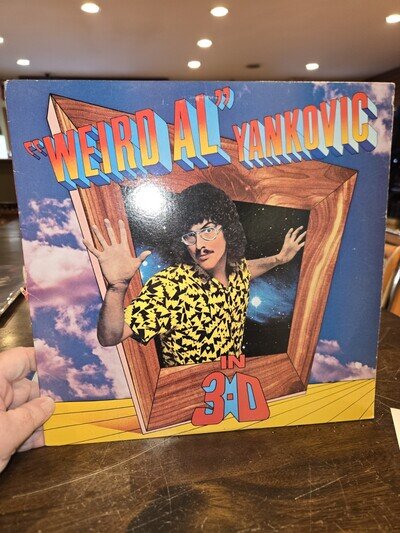 Weird Al Yankovic - In 3-D LP Rock 'N Roll Records 1984 Pressing