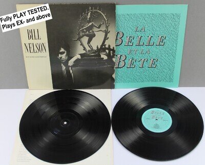 BILL NELSON The Love That Whirls/La Belle 2x LP vinyl album ORIG UK '82 MISPRINT
