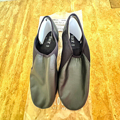 Bloch Black Leather Neo Flex Dance Shoes, UK7.5 (adult) - Jazz