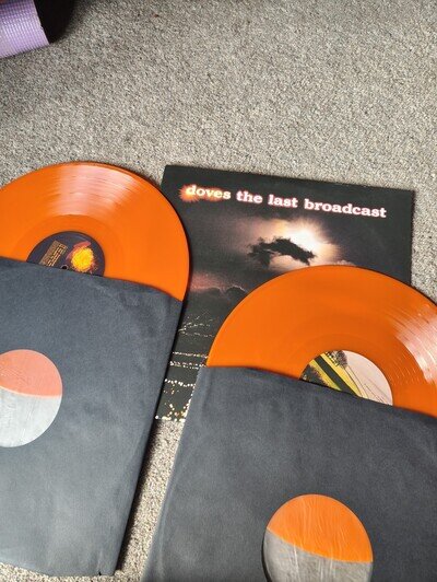 Doves The Last Broadcast Double Orange Vinyl Record