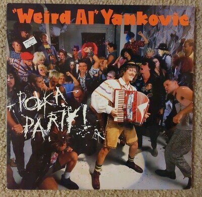 Weird Al Yankovic: Polka Party! 1986 Rock 'N Roll Records Promo Vinyl LP OIS EX