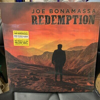 Redemption Limited Exclusive Yellow 2LP Joe Bonamassa. Shrinkwrap Tears . Read.