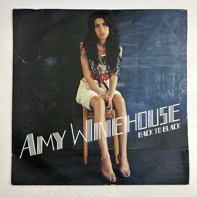 Amy Winehouse Back to Black Vinyl LP Record 2007 Album Island 173 412 8 VG+/VG?