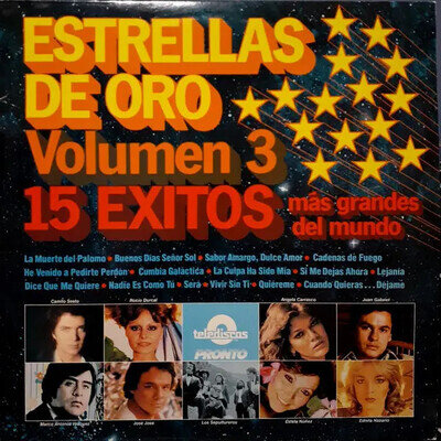 LP Juan Gabriel,Ednita Nazario,Camilo Sesto A.O.Estrellas De Oro - Vol.