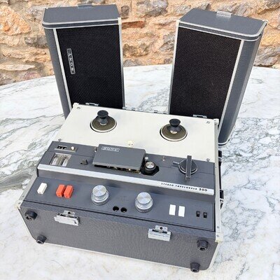 Sony TC 500 Portable Reel To Reel Tape Recorder - Very Clean, Smart & Working