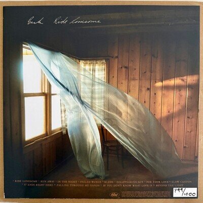 BECK - RIDE LONESOME - BURNT METALLIC GOLD BLOOD RECORDS VINYL NUMBERED 799/1000