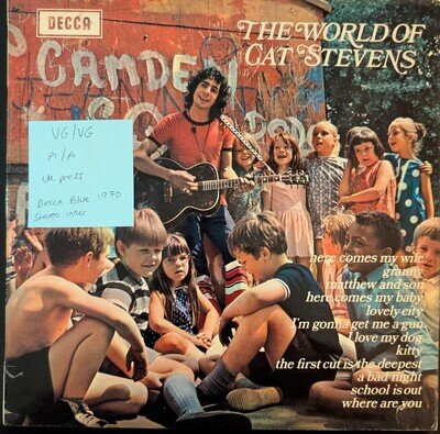 Cat Stevens The World Of Cat Stevens Vinyl Record LP VG/VG SPA93 1970