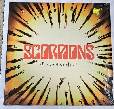 Scorpions Face The Heat Vinyl LP Mercury 518 280-1 1993 With Lyric Inner