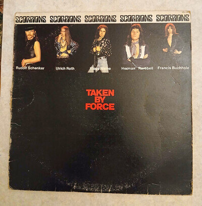 Scorpions. Taken By Force. RCA Victor APL1-2628 12" Vinyl LP 1977