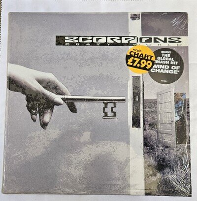 Scorpions Crazy World 1990 Vinyl LP Vertigo 846 908-1