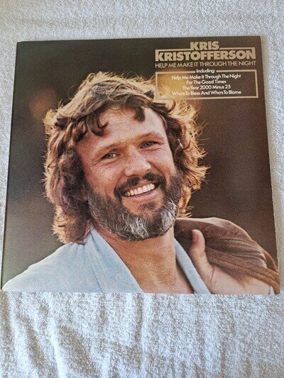 Kris Kristofferson - Help Me Make It Through The Night Vinyl LP TESTED EX