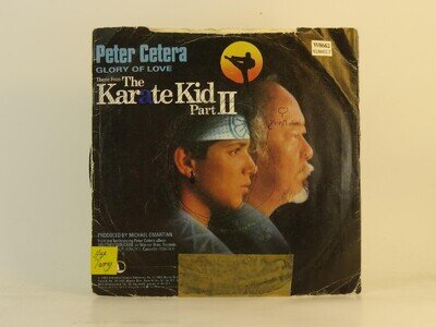 PETER CETERA GLORY OF LOVE (60) 2 Track 7" Single plus Picture Sleeve WEA RECORD