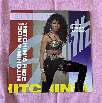Sinitta Hitchin' a Ride 1989 7" Single Vinyl Record