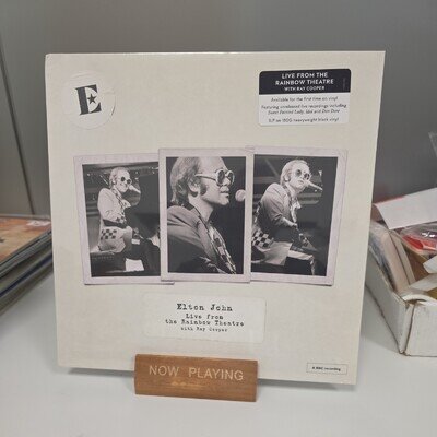 Elton John Live from the Rainbow Theatre w. Ray Cooper (New Vinyl LP)