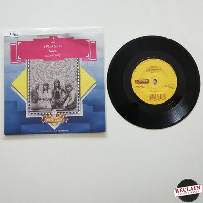 sweet - blockbuster 7" vinyl record VG