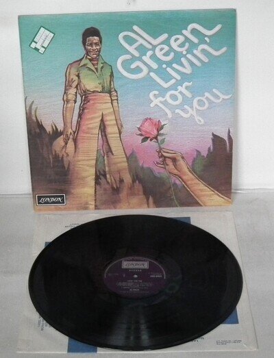 Al Green - Livin' For You Vinyl LP Record UK 1st release 1973 London SHU 8464