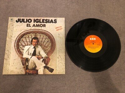 Julio Iglesias - El Amor 12” Vinyl Record Album 1978