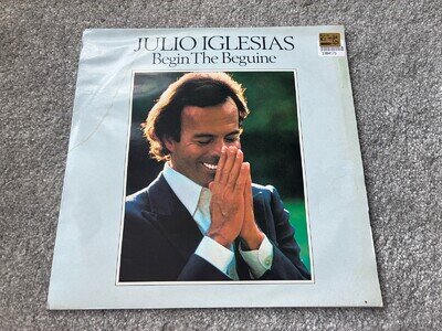 Julio Iglesias – Begin The Beguine Vinyl LP Album Record CBS85462 Sunburst Label