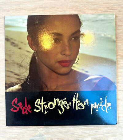 Sade Stronger Than Pride LP Vinyl Record 1988 UK Epic 460497 1 Original Inner