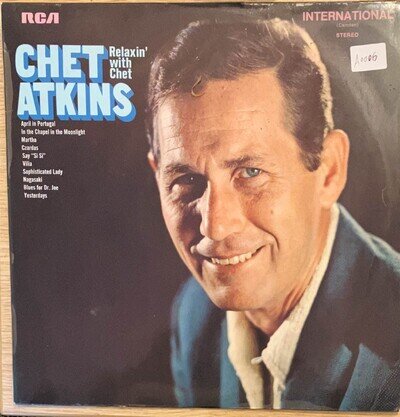 Chet Atkins, Relaxin' with Chet, vinyl, stereo, RCA,
