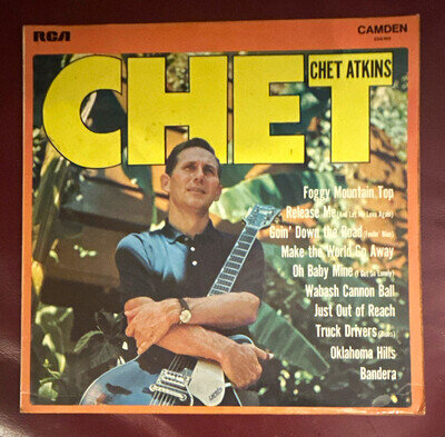 Chet Atkins - Chet LP Camden 12" Black Vinyl Stereo 1967 CDS 1014