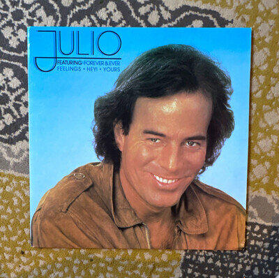 Julio Iglesias Julio Vinyl LP 12" 33RPM 1983 CBS 451077 1 Pop Album