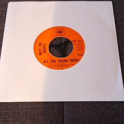 Mott the Hoople - All The Young Dudes 7" Single Record (1972)