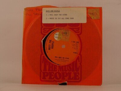 MOTT THE HOOPLE ROLL AWAY THE STONE (96) 2 Track 7" Single plus Company Sleeve C