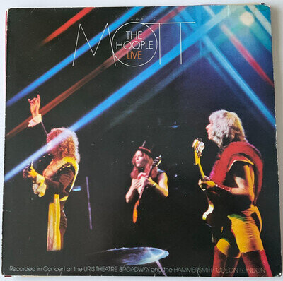Mott the Hoople/Live UK 1974 ROCK/GLAM first pressing VERY GOOD+ LP VINYL