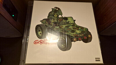 Gorillaz self-titled 2000 Parlophone 2xLP 12" 33RPM Black Vinyl Gatefold