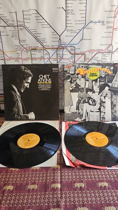 Chet Atkins Two Vinyl LP Albums