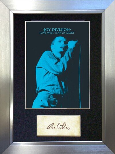 #579 IAN CURTIS Joy Division Signed Autograph Mounted Photo Reproduction PRINT