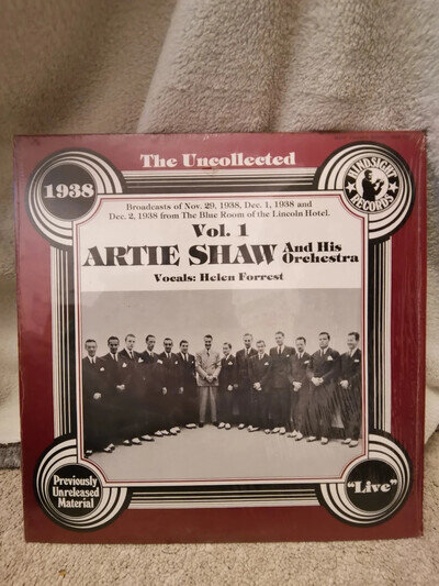 Artie Shaw And His Orchestra 1938 Vol. 1 LP Hindsight HSR-139 Helen Forrest