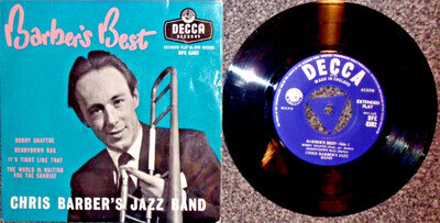 Chris Barber's Jazz Band - Barber's Best - 7" Vinyl EP - Excellent!