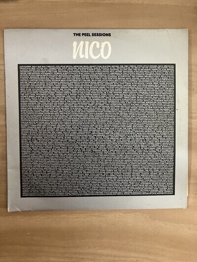Nico The Peel Sessions 1988 UK 1st Press Vinyl LP Strange Fruit SFPS064
