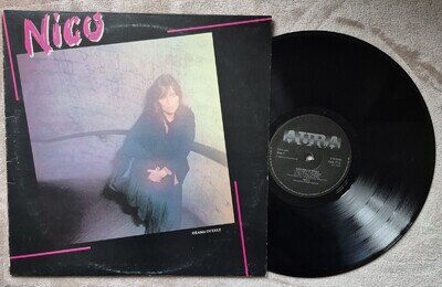 Nico Drama of Exile ~ Aura Records 1981 Black Vinyl LP 12" 33RPM ~ AUL 715~ 1981