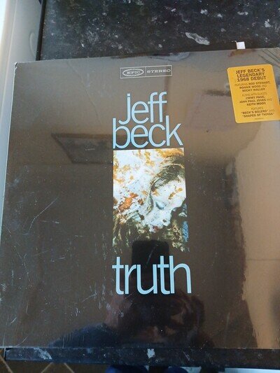 Jeff Beck Truth Vinyl LP Hype Sticker Sealed Legacy Epic Blues Rock Remastered
