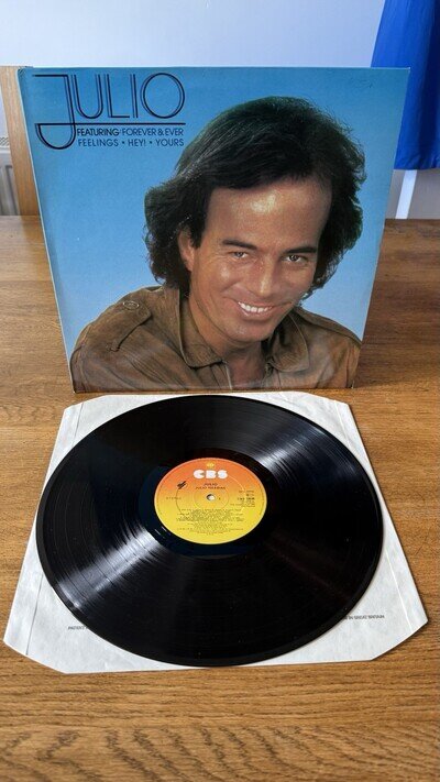 Julio Iglesias Julio Vinyl Album 1983 CBS Records