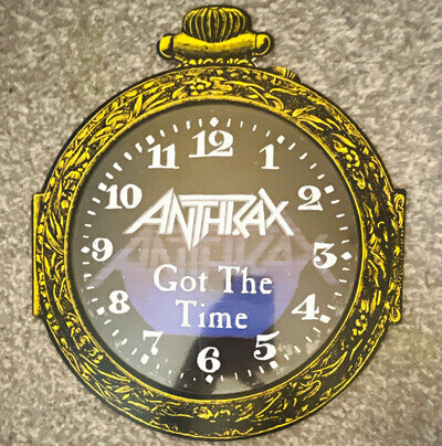 Anthrax Got The Time Vinyl Single 1990 Island Records 10 IS 476 Card Sleeve