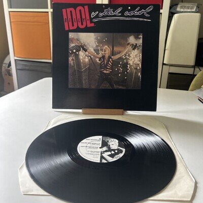 Billy Idol Vital Idol Vinyl Record CUX 1502 1985 Ex/VG+
