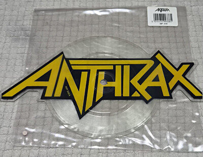 Anthrax I'm the man shaped picture disc vinyl. Excellent. In original sleeve.
