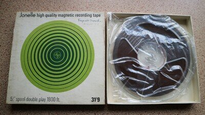 Jonelle Used 5 3/4 inch Reel to Reel Tape BOXED